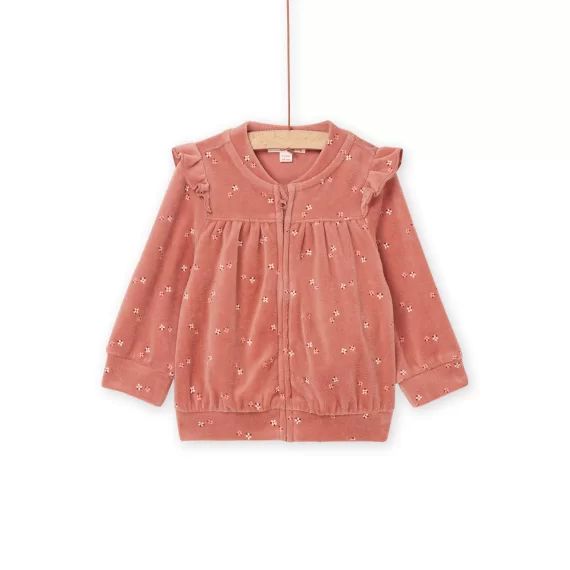 Veste À Imprimé Fleuri – Marron