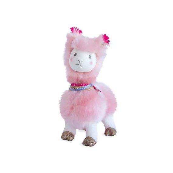 Peluche Lama rose Girls & Glitter (30 cm)