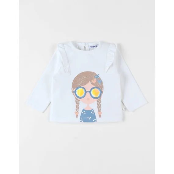 T-shirt Fille Blanc