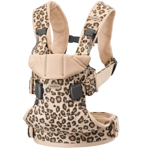 Porte-bébé One – Beige/Léopard / Coton