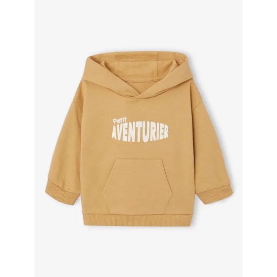 Sweat à capuche bébé jaune